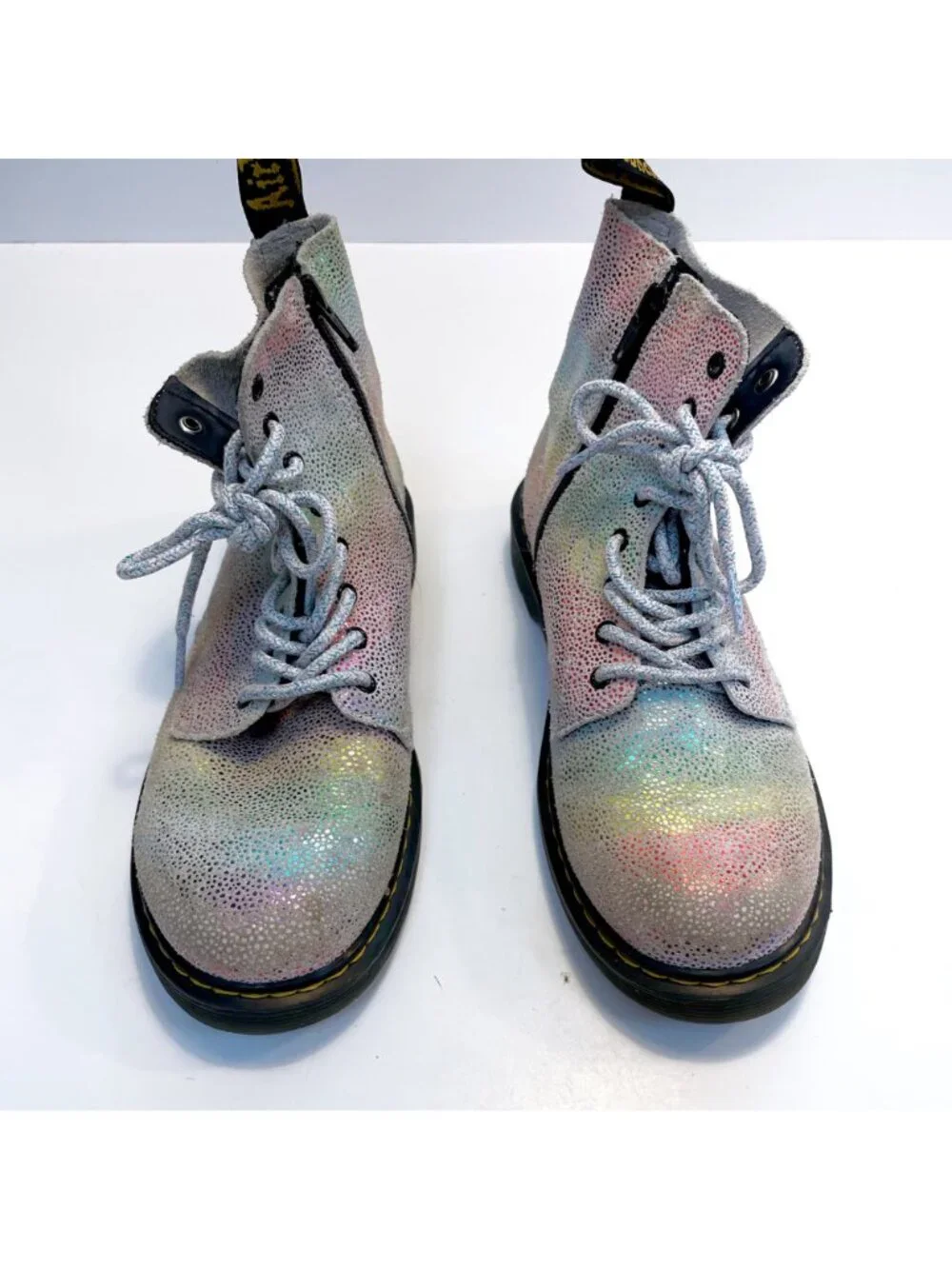 Dr. Marten's Kids Rainbow Suede 1460 Pascal Y, Size 3